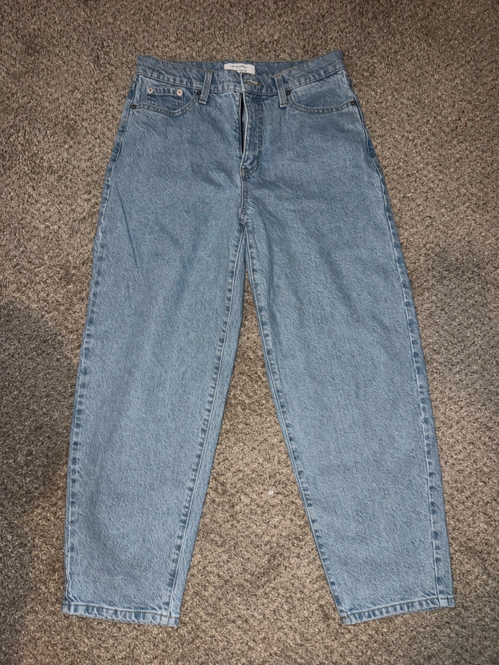 Banana Republic Light Blue Barrel  Leg Jeans